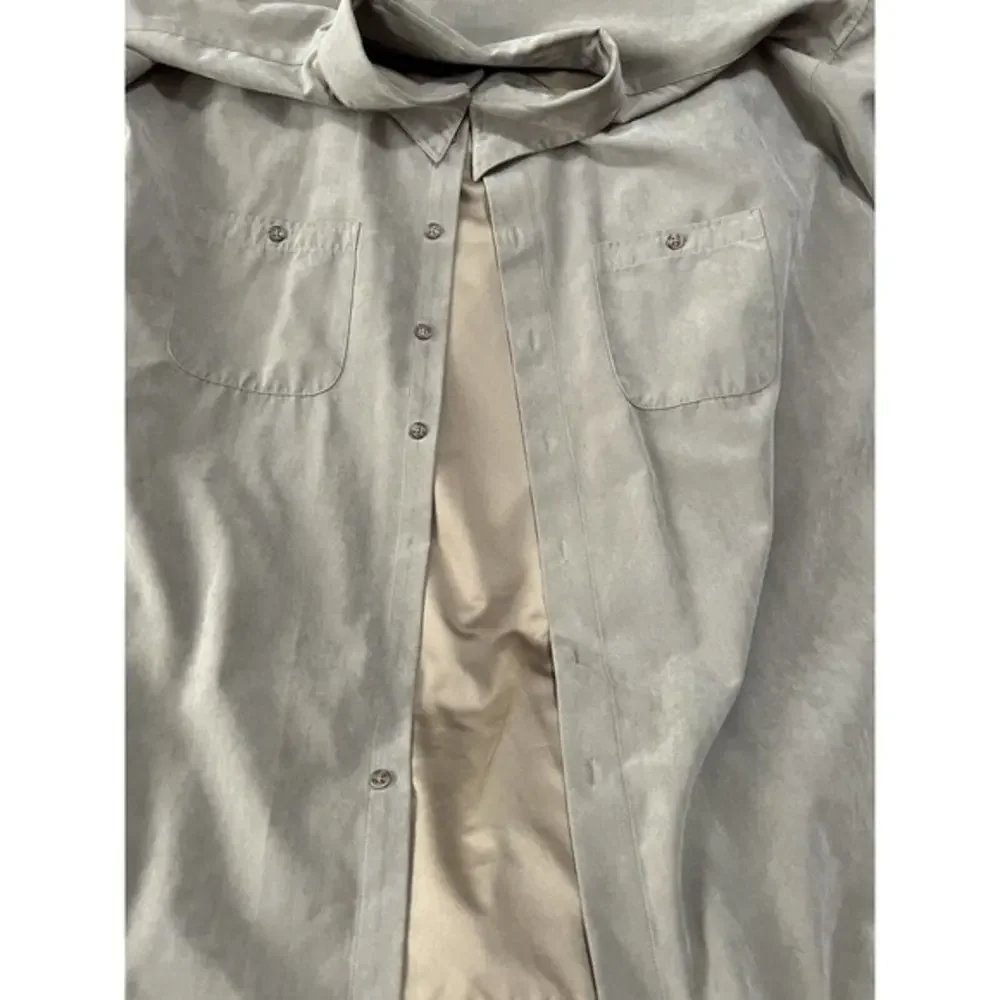 REPP Ltd‎  Mens Size 4XLT Suede Khaki Long Sleeve Shirt or Jacket